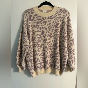 Never worn leopard sweater